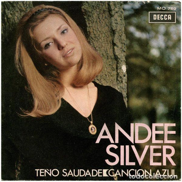 Disques de vinyle: Andee Silver &ndash; Te&ntilde;o Saudade / Cancion Azul (Vinyl, Decca MO 769)