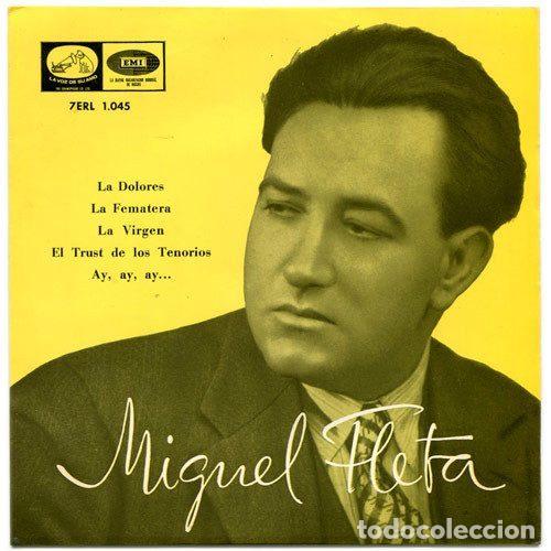 Dischi in vinile: Miguel Fleta &ndash; Miguel Fleta (Vinyl, La Voz De Su Amo 7ERL 1.045)