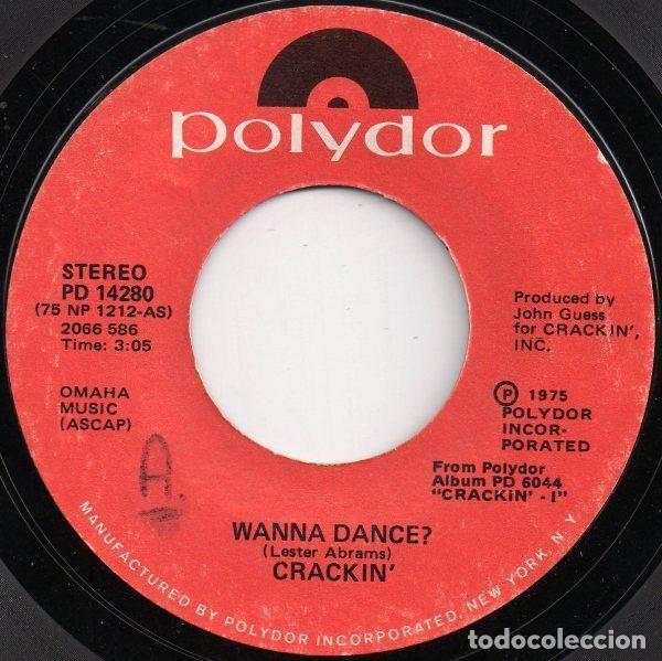 Vinyl records: Crackin' &ndash; Wanna Dance? / Starring You (Vinyl, Polydor PD 14280)