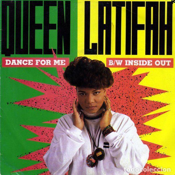 Disques de vinyle: Queen Latifah &ndash; Dance For Me / Inside Out (Vinyl, Troya DSCS & RCRS 2Y-0721-1)