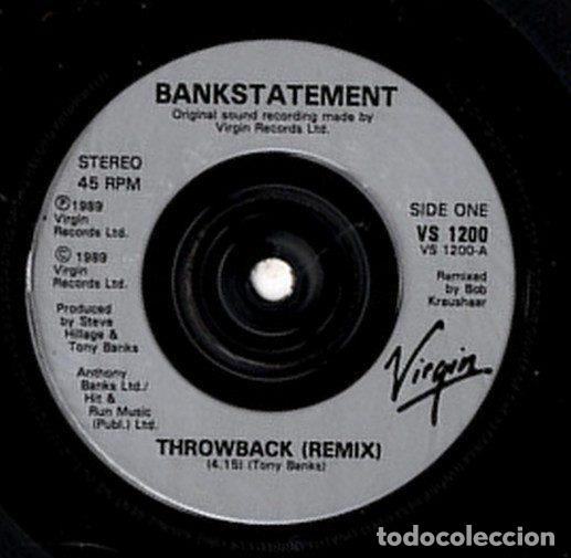 Discos de vinilo: Bankstatement &ndash; Throwback (Vinyl, Virgin VS 1200) - Foto 3