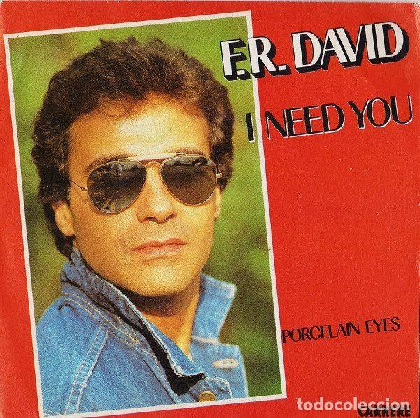 Discos de vinil: F.R. David &ndash; I Need You (Vinyl, Carrere CRE A 3508)