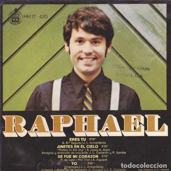Discos de vinilo: Raphael &ndash; Eres Tu (Vinyl, Hispavox HH 17-420) - Foto 2