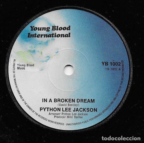 Discos de vinilo: Python Lee Jackson &ndash; In A Broken Dream (Vinyl, Young Blood International YB 1002) - Foto 1