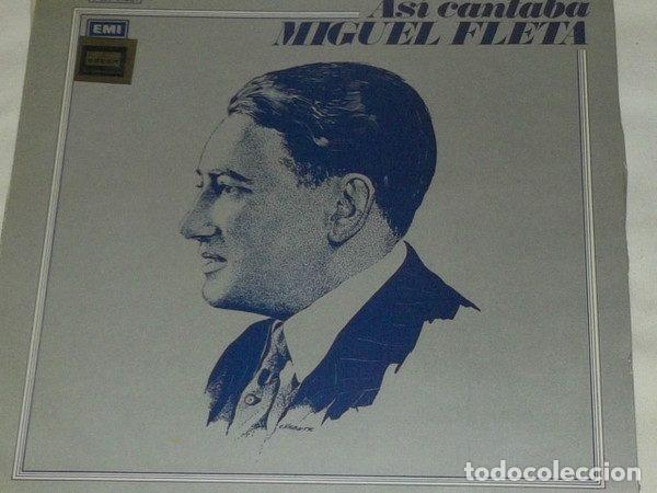 Vinyl-Schallplatten: Miguel Fleta &ndash; Asi Cantaba Vol. 2 (Vinyl, Odeon 1J 059-01.281 M)