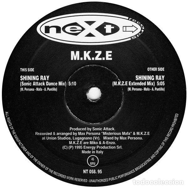 Discos de vinilo: M.K.Z.E. &ndash; Shining Ray (Vinyl, Next Records NT 058.95)