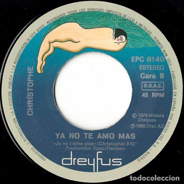 Discos de vinilo: Christophe &ndash; Aline (Vinyl, Disques Dreyfus EPC 8140) - Foto 4