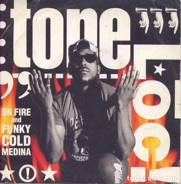 Vinyl-Schallplatten: Tone Loc &ndash; On Fire / Funky Cold Medina (Vinyl, Island Records 1A 112193)