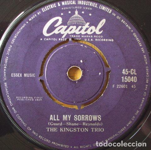 Discos de vinil: The Kingston Trio &ndash; All My Sorrows / M.T.A. (Vinyl, Capitol Records 45-CL 15040)