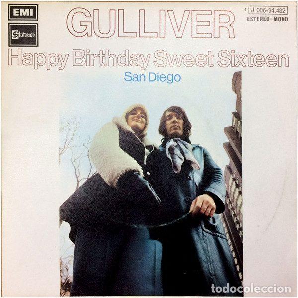 Discos de vinilo: Gulliver &ndash; Happy Birthday Sweet Sixteen (Vinyl, Stateside 1 J 006-94.432)