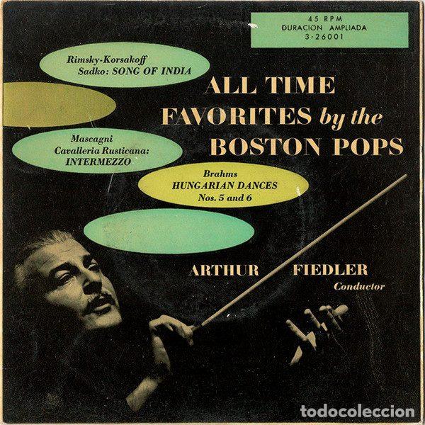 Discos de vinil: Orquesta Boston Pops, Arthur Fiedler &ndash; All Time Favorites (Vinyl, RCA 3-26001)