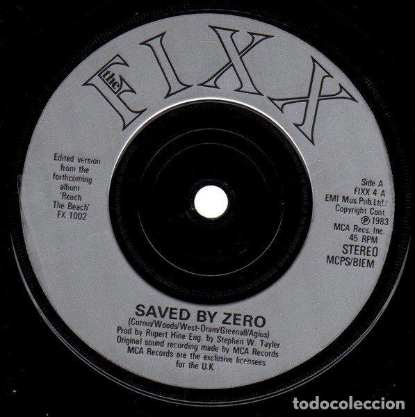 Discos de vinilo: The Fixx &ndash; Saved By Zero (Vinyl, MCA Records FIXX 4) - Foto 3