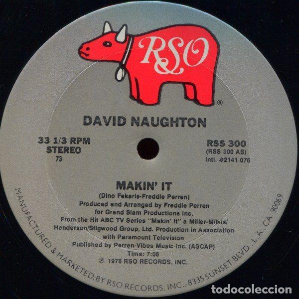 Discos de vinilo: David Naughton &ndash; Makin It (Vinyl, RSO RSS 300) - Foto 4