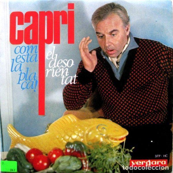 Vinyl-Schallplatten: Joan Capri &ndash; Com Est&agrave; La Pla&ccedil;a / El Desorientat (Vinyl, Vergara 377-HC)
