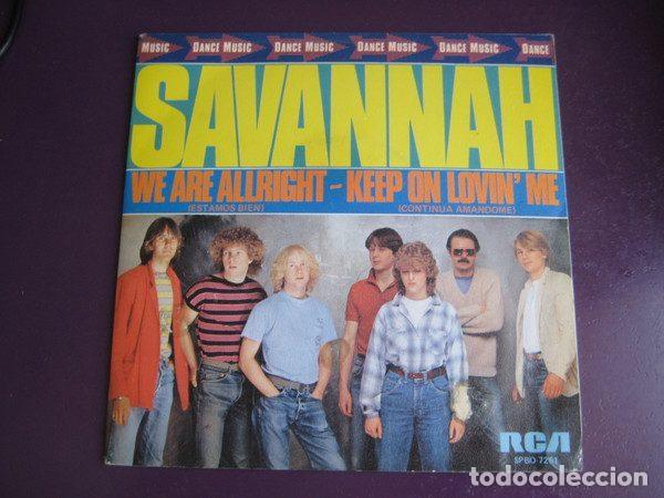 Disques de vinyle: Savannah &ndash; We Are Allright - Estamos Bien (Vinyl, RCA SPBO 7261)