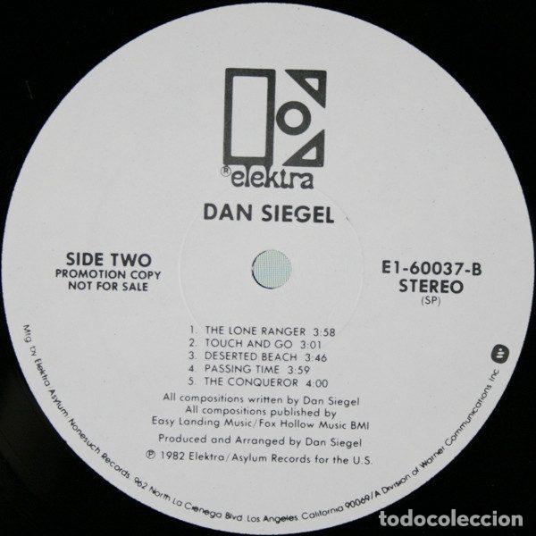 Discos de vinilo: Dan Siegel &ndash; Dan Siegel (Vinyl, Elektra E1-60037) - Foto 4