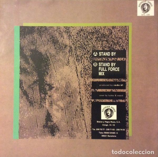 Discos de vinilo: Code 61 &ndash; Stand By (Vinyl, Spitfire Music SPX - 104) - Foto 2