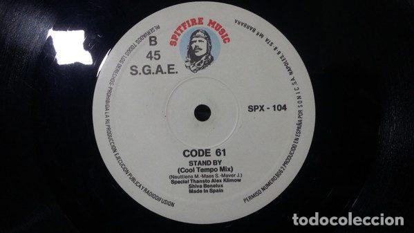 Discos de vinilo: Code 61 &ndash; Stand By (Vinyl, Spitfire Music SPX - 104) - Foto 6