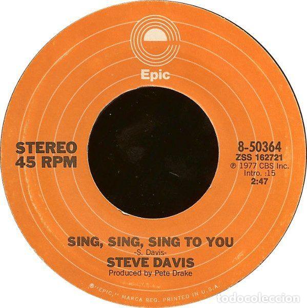 Discos de vinilo: Steve Davis &ndash; Sing, Sing, Sing To You (Vinyl, Epic 8-50364)