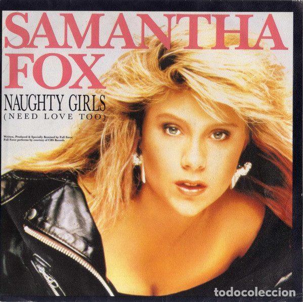Discos de vinilo: Samantha Fox &ndash; Naughty Girls (Need Love Too) (Vinyl, Jive SPBO 51024)