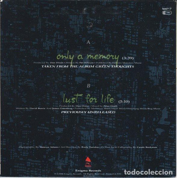 Discos de vinilo: The Smithereens &ndash; Only A Memory (Vinyl, Enigma E 5017-7) - Foto 2