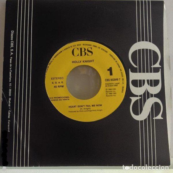 Vinyl-Schallplatten: Holly Knight &ndash; Heart Don't Fail Me Now (Vinyl, CBS CBS 652849 7)
