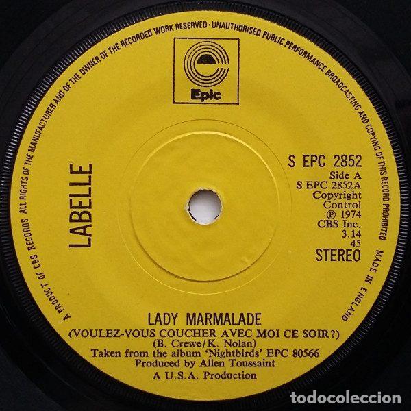 Dischi in vinile: Labelle &ndash; Lady Marmalade (Voulez-Vous Coucher Avec Moi Ce Soir?) (Vinyl, Epic S EPC 2852)