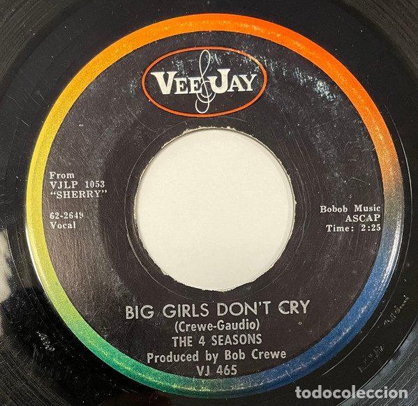Vinyl-Schallplatten: The 4 Seasons &ndash; Big Girls Don't Cry (Vinyl, Vee Jay Records VJ 465)