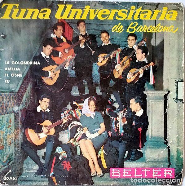Vinyl-Schallplatten: Tuna Universitaria De Barcelona &ndash; La Golondrina / Amelia / El Cisne / Tu (Vinyl, Belter 50.965)