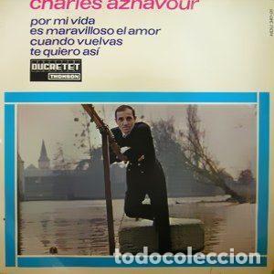 Dischi in vinile: Charles Aznavour &ndash; Por Mi Vida (Vinyl, Hispavox HDU 347-01)