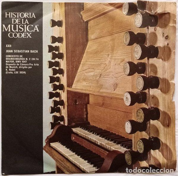 Discos de vinil: Juan Sebastian Bach &ndash; Historia De La Musica - XXII Juan Sebastian Bach (Vinyl, Codex HdM - 022)