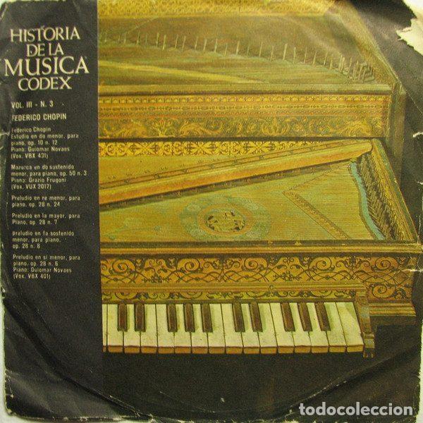 Disques de vinyle: Fr&eacute;d&eacute;ric Chopin &ndash; Historia de la M&uacute;sica Codex Vol.III - N. 3 Federico Chopin (Vinyl, Codex HdM -...