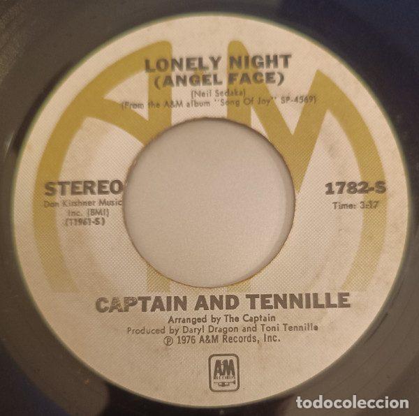Vinyl-Schallplatten: Captain & Tennille &ndash; Lonely Night (Angel Face) (Vinyl, A&M Records 1782-S)
