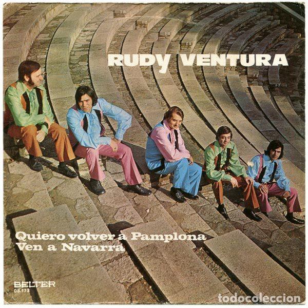 Vinyl-Schallplatten: Rudy Ventura &ndash; Quiero Volver A Pamplona / Ven A Navarra (Vinyl, Belter 08.173)