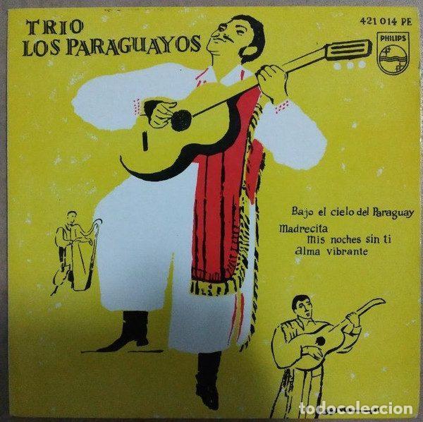 Vinyl-Schallplatten: Trio Los Paraguayos &ndash; Bajo El Cielo Del Paraguay (Vinyl, Philips 421 014 PE)