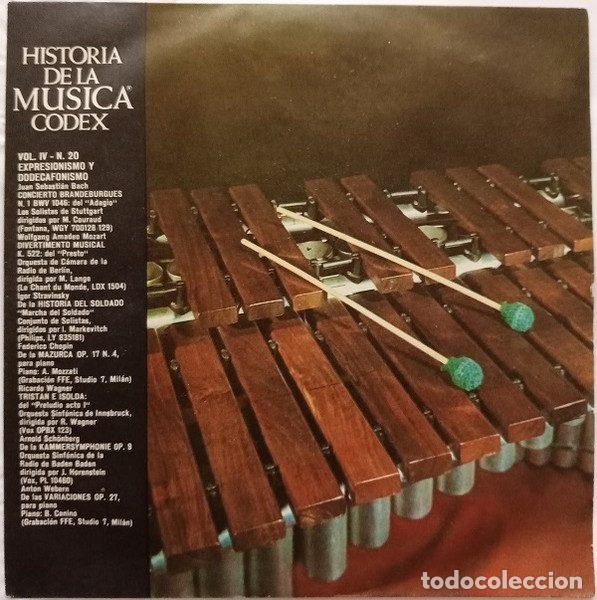 Discos de vinil: Various &ndash; Historia De La Musica Vol. IV - N. 20 - Expresionismo Y Dodecafonismo (Vinyl, Codex...