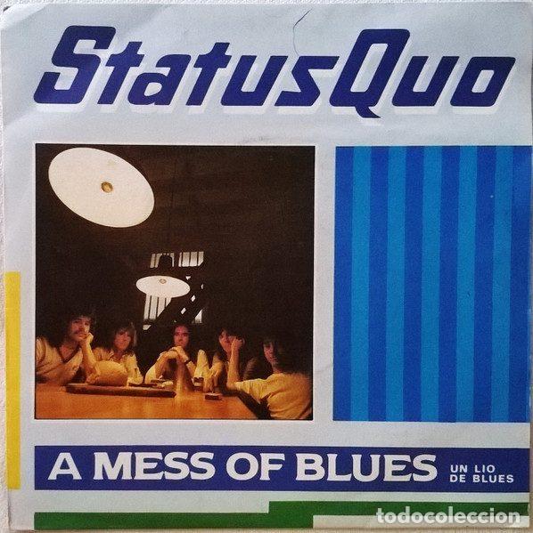 Disques de vinyle: Status Quo &ndash; A Mess Of Blues = Un Lio De Blues (Vinyl, Vertigo 814 709-7)