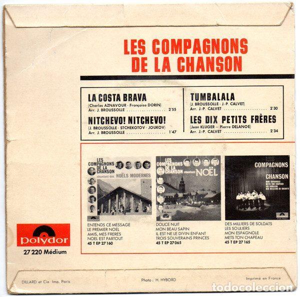 Discos de vinilo: Les Compagnons De La Chanson &ndash; La Costa Brava (Vinyl, Polydor 27 220) - Foto 2