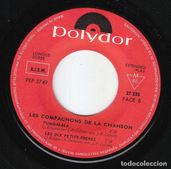 Discos de vinilo: Les Compagnons De La Chanson &ndash; La Costa Brava (Vinyl, Polydor 27 220) - Foto 4