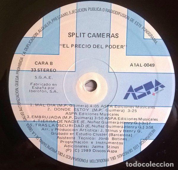 Discos de vinilo: Split Cameras &ndash; El Precio Del Poder (Vinyl, Aspa Records A1AL-0049) - Foto 4