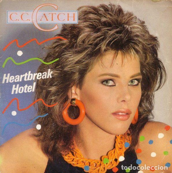 Disques de vinyle: C.C. Catch &ndash; Heartbreak Hotel (Vinyl, Ariola A-108.405)