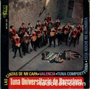 Discos de vinil: Tuna Universitaria De Barcelona &ndash; Las Cintas De Mi Capa / Valencia / Tuna Compostelana / Esta...