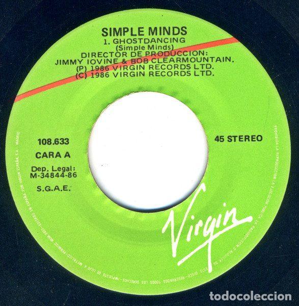 Discos de vinilo: Simple Minds &ndash; Ghostdancing (Vinyl, Virgin A 108.633) - Foto 3
