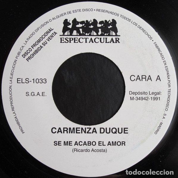 Dischi in vinile: Carmenza Duque &ndash; Se Me Acabo El Amor (Vinyl, Espectacular ELS-1033)