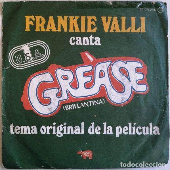 Discos de vinil: Frankie Valli &ndash; Grease = Brillantina (Vinyl, RSO 20 90 294)