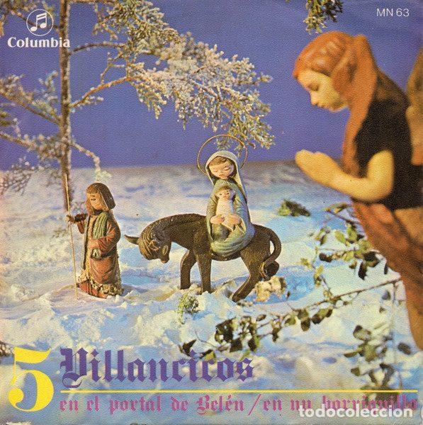 Vinyl records: Coro Y Rondalla Alegr&iacute;a &ndash; En El Portal De Bel&eacute;n / En Un Borriquillo (Vinyl, Columbia MN 63)