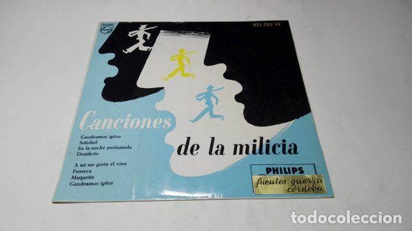 Vinyl records: Coro De Estudiantes &ndash; Canciones De La Milicia (Vinyl, Philips 421 283 PE)