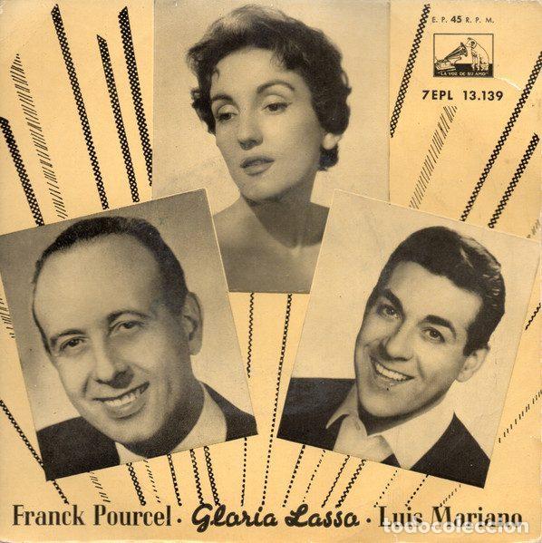 Vinyl records: Franck Pourcel / Gloria Lasso / Luis Mariano &ndash; Canastos / Amor No Me Quieras Tanto / Chiquillo /...