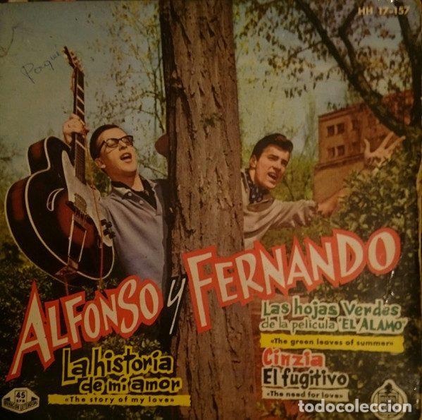 Disques de vinyle: Alfonso Y Fernando &ndash; La Historia De Mi Amor (Vinyl, Hispavox HH 17-157)
