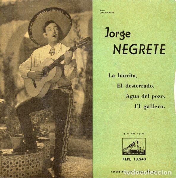 Dischi in vinile: Jorge Negrete &ndash; La Burrita (Vinyl, La Voz De Su Amo 7EPL 13.243)